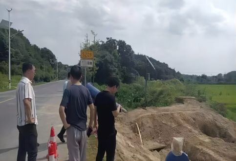 自來水管穿越S209項目保障公路和公路附屬設施質量和安全技術評價順利交付